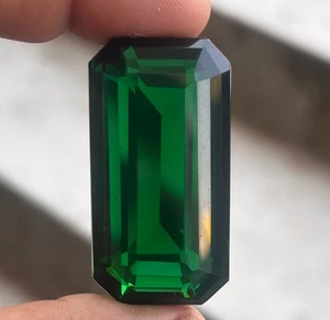 150 Cts Natural Big Emerald Cut Green Emerald Certified Colombian Loose Gems - Picture 1 of 7