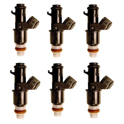 6 x Inyectores de combustible de flujo coincidente para fueraborda Honda 2003 225 hp16450-ZY3-013 Foto 1 de 4