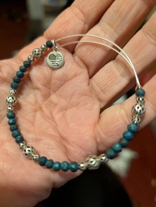 ALEX & ANI Blue & Silver bracelet - Picture 1 of 2