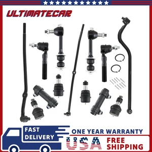 Drag Links Outer Tie Rod Ball Joints & Sway Bar Center Kit For Jeep Cherokee - Picture 1 of 19