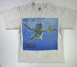 Vintage 2002 Nirvana Nevermind Album Cover T-Shirt Anvil Tag Band Tee M - Bild 1 von 7