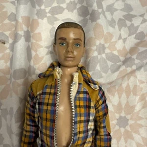 Vintage Mattel 1961 KEN 12” Doll Flocked Brown Hair Blue Eyes Japan (Pat Pending - Picture 1 of 17