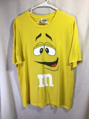 Camiseta M&M’s amarela XL algodão T18 - Imagem 1 de 4