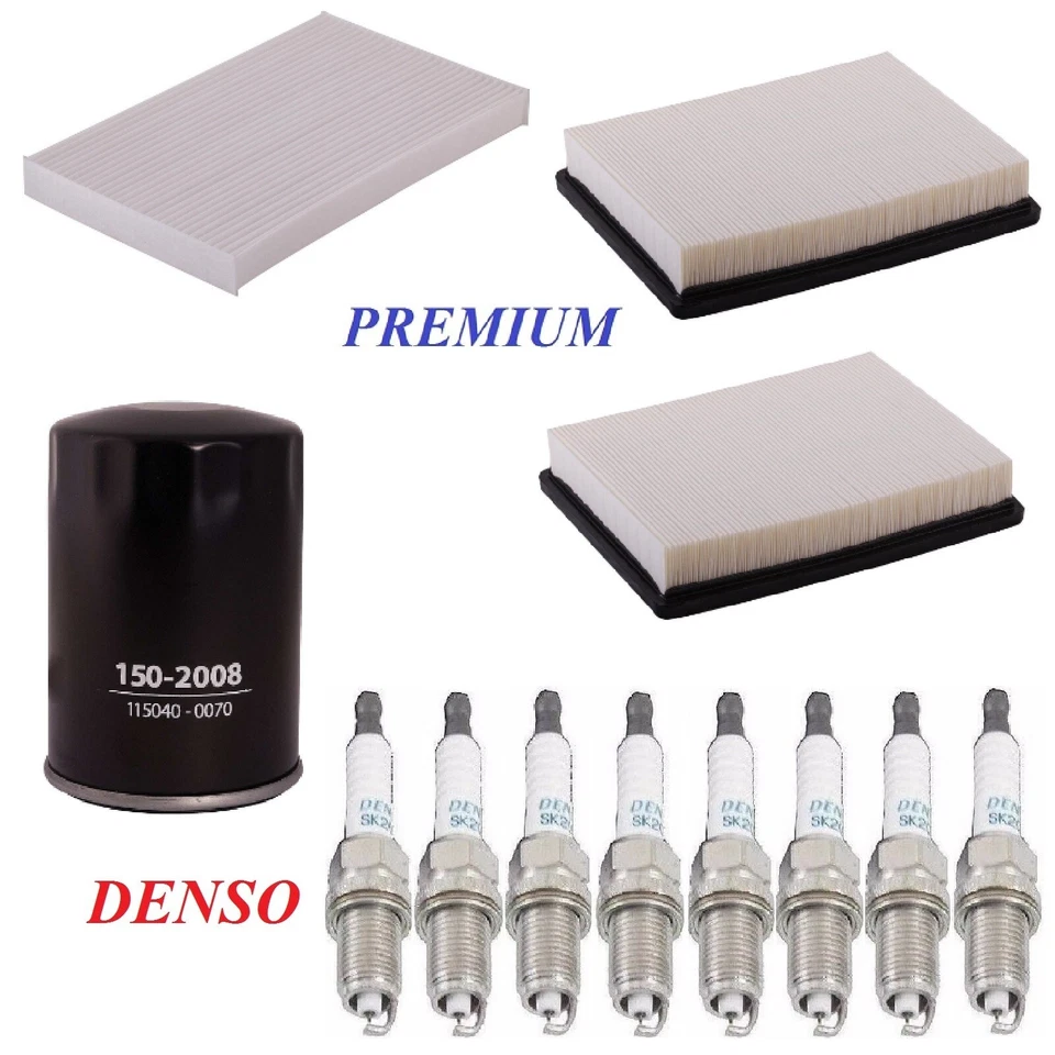 Kit de puesta a punto filtros de aceite cabina de aire bujías para Cadillac XLR V8 4,6 L 2006-2009 Foto 1 de 1