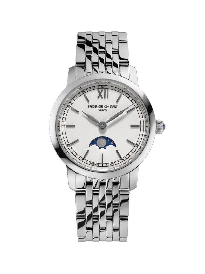 Frédérique Constant Slimline Silver Women's Watch - FC-206SW1S6B