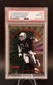 1998 Bowman's Best Charles Woodson Best Performers #BP2 Gem Mint PSA 10 NEW SLAB - Picture 1 of 3