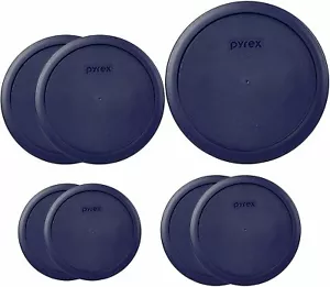Pyrex Round Storage Cover, Blue Set Replacement Lids for Glass Bowl, 1 (6/7)... - Picture 1 of 1