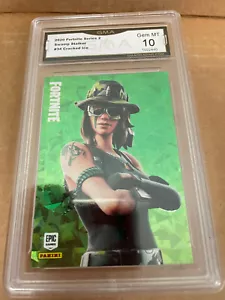 Traje Panini Swamp Stalker 2020 poco común Fortnite hielo agrietado #34 grado 10 - Imagen 1 de 2