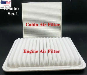 CABIN & AIR FILTER COMBO FOR TOYOTA CAMRY 2.5L 2.4L ENGINE 2007-2017 17801-0H050 - Picture 1 of 5