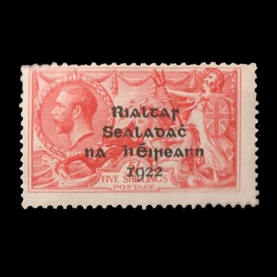 Sello sobreimpreso IRLANDA EIRE 1922 Sc# 13 COMO NUEVO EN BUEN ESTADO SIN FALLAS CV $210 * Foto 1 de 2