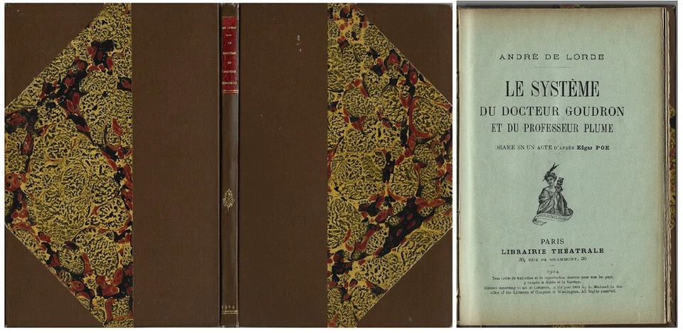 GRAND-GUIGNOL RARE EO 1904 ANDRÉ DE LORDE + EDGAR POË LE SYSTÈME DU DR GOUDRON - Photo 1/1