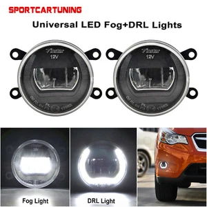 ŚWIATŁA PRZECIWMGIELNE + ŚWIATŁA DO JAZDY DZIENNEJ LED do FORD C-Max Fiesta Focus Fusion Ranger - Zdjęcie 1 z 12