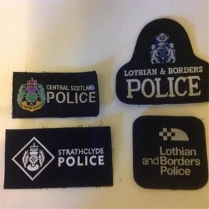 British STRATHCLYDE POLICE Oblong Bobbies Patch - Picture 1 of 1