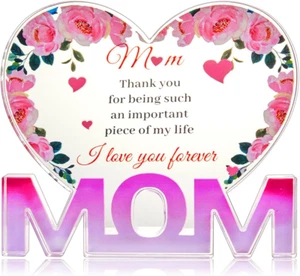 Mother'S Day Gifts for Women Birthday Gifts for Mom Engraved Acrylic Presents... - Picture 1 of 7