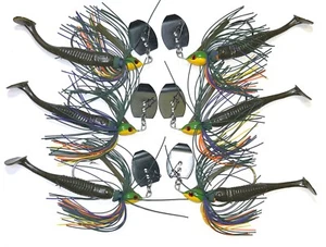 Vibrationsvorrichtungen Unkrautfrei 6 Gesamt: Bluegill 3-3/8 3-1/2 mit Anhänger - Bild 1 von 5