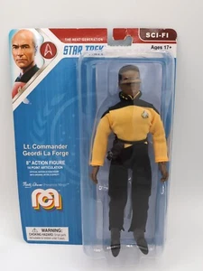 Mego Star Trek Lt. 2021 Figura de acción Commander GEORDI La FORGE 8" pulgadas NUEVA - Imagen 1 de 2
