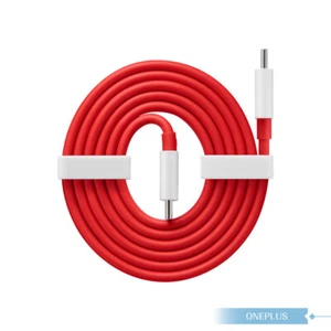 Original Oneplus Official Warp Charge Type-C to Type-C Cable 1 M (C203A) - Red - Picture 1 of 2