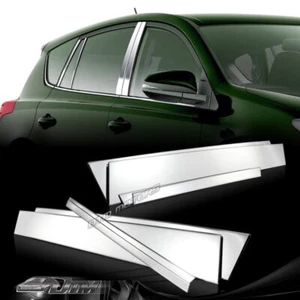 Juego de 6 cubiertas de poste de pilar cromado de puerta de acero inoxidable para Toyota RAV4 2013-2017 - Imagen 1 de 3