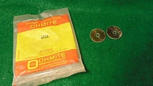 (2) OHMITE 6012 MICA WASHERS 1 X 3/16 X 1/16 NOS - Picture 1 of 1