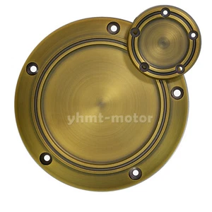 Brass Derby & Timing Timer Cover Fit For Twin Cam Dyna Softail Touring Trike - Imagen 1 de 8
