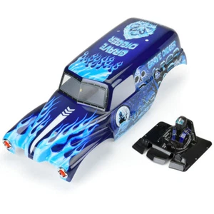 Pro-Line 3593-13 1/10 Grave Digger Ice Blue Painted Body Set for Losi LMT - Picture 1 of 7