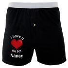 I Have a Heart On for Nancy Soft Knit Boxer