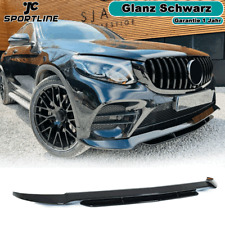 Glanz Schwarz Frontlippe Frontansatz Spoiler für Mercedes X253 GLC250 GLC43 AMG 