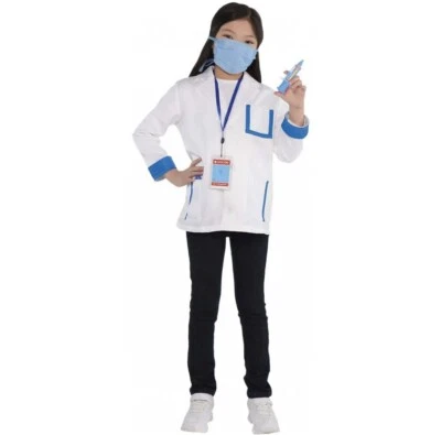 Doctor Kit Halloween Child Kid's Costume Set 8-Piece Size Small 4-6 Boys Girls - Image 1 of 4