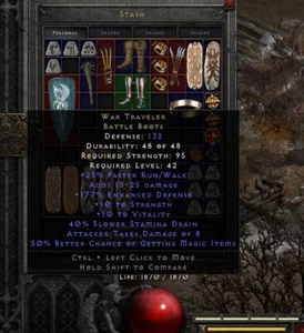 Diablo 2: Resurrected PC💥 NL Softcore D2R 💥PERFECT 50% MF WAR TRAVELER - Picture 1 of 1