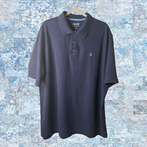 The IZOD Advantage Polo Size 2XLT Color Navy - Picture 1 of 6