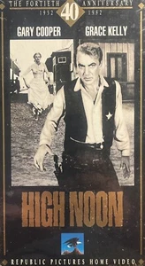 HIGH NOON - VHS - GARY COOPER-GRACE KELLY - 40th ANNIVERSARY EDITION - BRAND NEW - Picture 1 of 1