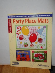 Party Place Mats Plastic Canvas Pattern Book Leisure Arts - Picture 1 of 1