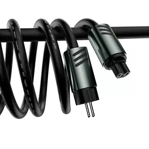Cable de alimentación Viborg 5,5 mm² VP1008 EE. UU. UE HiFi sin oxígeno ultra cobre conductor - Imagen 1 de 5