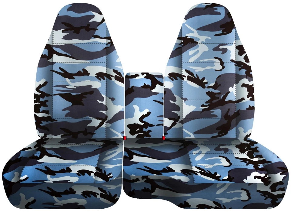 Fundas de asiento de camuflaje para camión Isuzu Hombre 1996-2000 asiento 60/40 con consola Foto 1 de 1