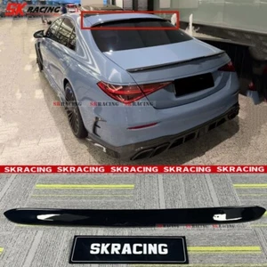Fits Benz S-Class W223 S500 S580 Glossy Black Rear Roof Wing Spoiler Lip 1Pcs - Picture 1 of 15