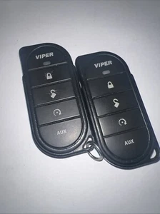 2 Viper EZSDEI7656A 7656V Remote Alarm Keyless Entry Key Fob TESTED 8888 - Picture 1 of 4