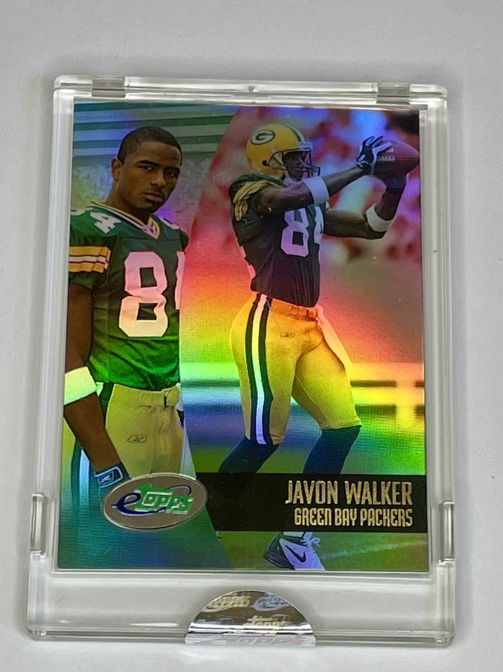 Javon Walker 2002 eTopps #65 RC Sealed Encased Rookie Green Bay Packers - Image 1 of 2
