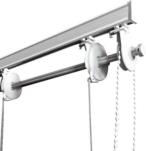 BINARIO PER TENDA A PACCHETTO CON CALATE A SGANCIO RAPIDO BASTONE IN ALLUMINIO - Imagen 1 de 6
