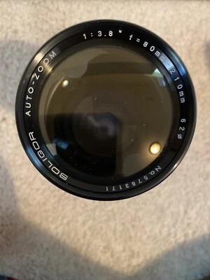 Soligor Auto Zoom F/3.8 80mm-210mm Canera Lens For Minolta With Filter - Image 1 of 4