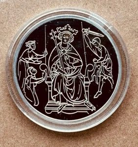 1995 ISRAEL SALOMONS URTEIL 2 SHEQALIM SILBERMÜNZE 28,8gr - Bild 1 von 2