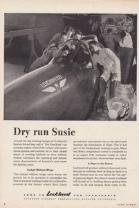 1944 Lockheed P-38 Aircraft ad 2/13/2023i - Picture 1 of 1