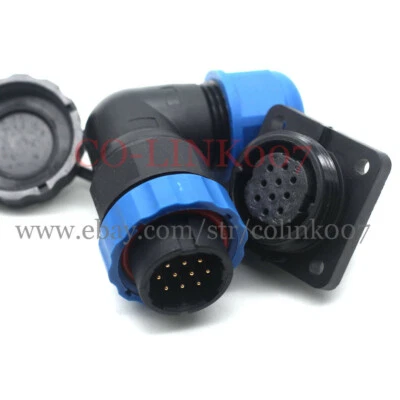 SD20 10pin Aviation Connector, 5A Waterproof Panel Mount Heavy Connector Plug - Image 1 of 4