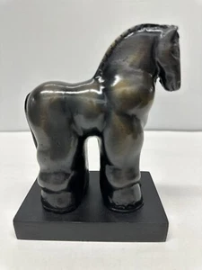 After Botero Sculpture Trojan Horse Modern Interior Design 5.5”x 4.25”x2.75” - Picture 1 of 12