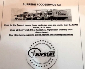 SUPREME 10 Cents Pog EFI/NAAFI/AAFES Very Fine Condition - Picture 1 of 4