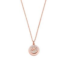 MICHAEL KORS Womens Necklace MKC1515AN791 925% Silver Gold Rose Swarovs