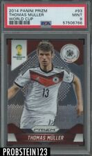 2014 Panini Prizm World Cup Soccer #93 Thomas Muller Germany PSA 9 MINT