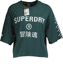 NEU !! Superdry Damen T-Shirt Oversize grün Gr. XS - Bild 1 von 5