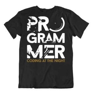 Programador Camiseta Codificación Camiseta Broma Genial Cumpleaños Camisa Camisas - Imagen 1 de 8