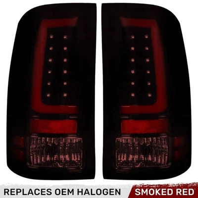 Luces traseras Recon 264389RBK OLED lentes rojas ahumadas 07-13 GMC Sierra Foto 1 de 4