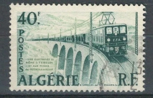 LOTE DE SELLOS USADOS TRENES LÍNEA ELÉCTRICA COLONIAS FRANCESAS ARGELIA (ALGE 612) - Imagen 1 de 1